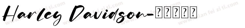 Harley Davidson字体转换
